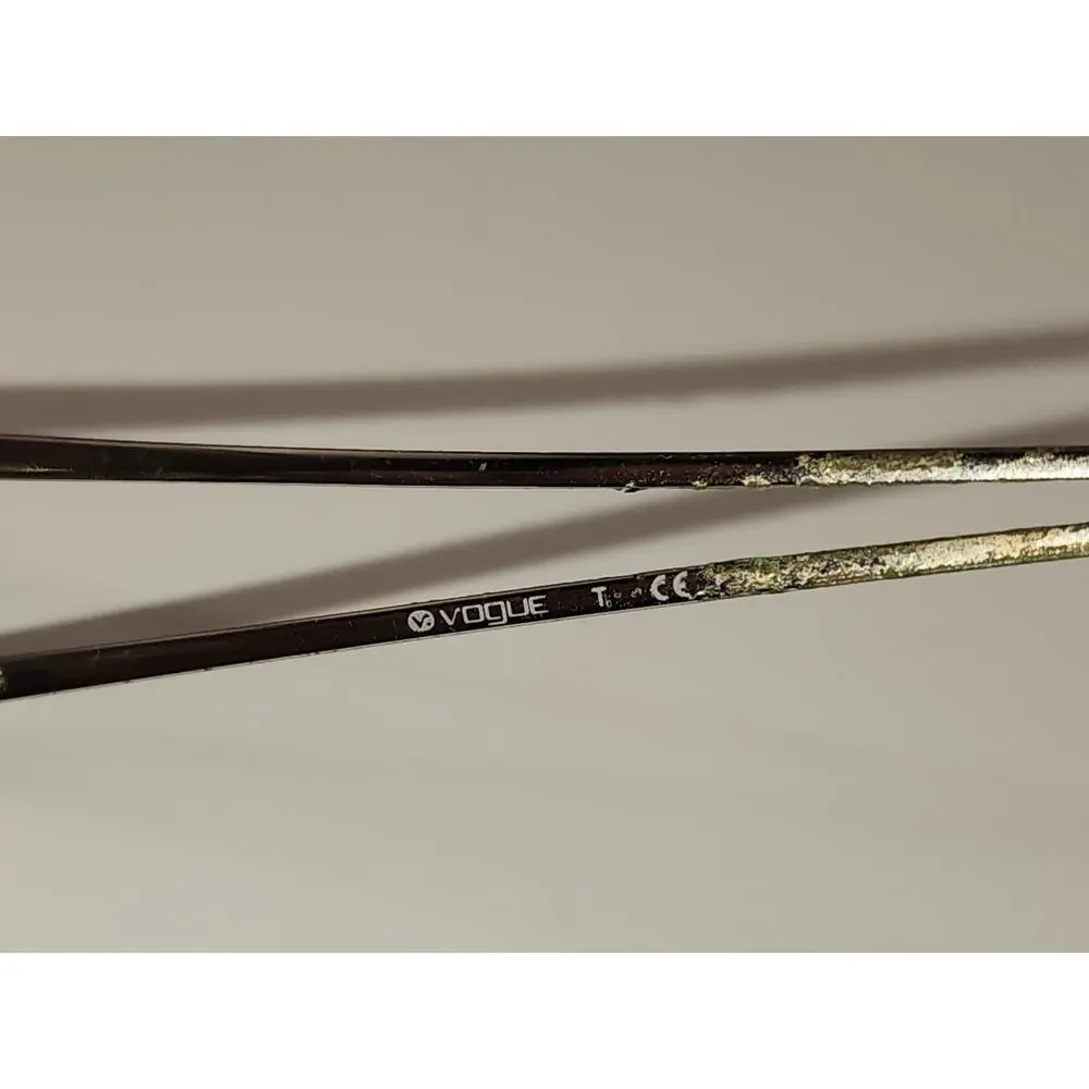 Vogue Eyeglasses, Frames Only, VO 3550 787, 51-17-125, Metal Silver Womens